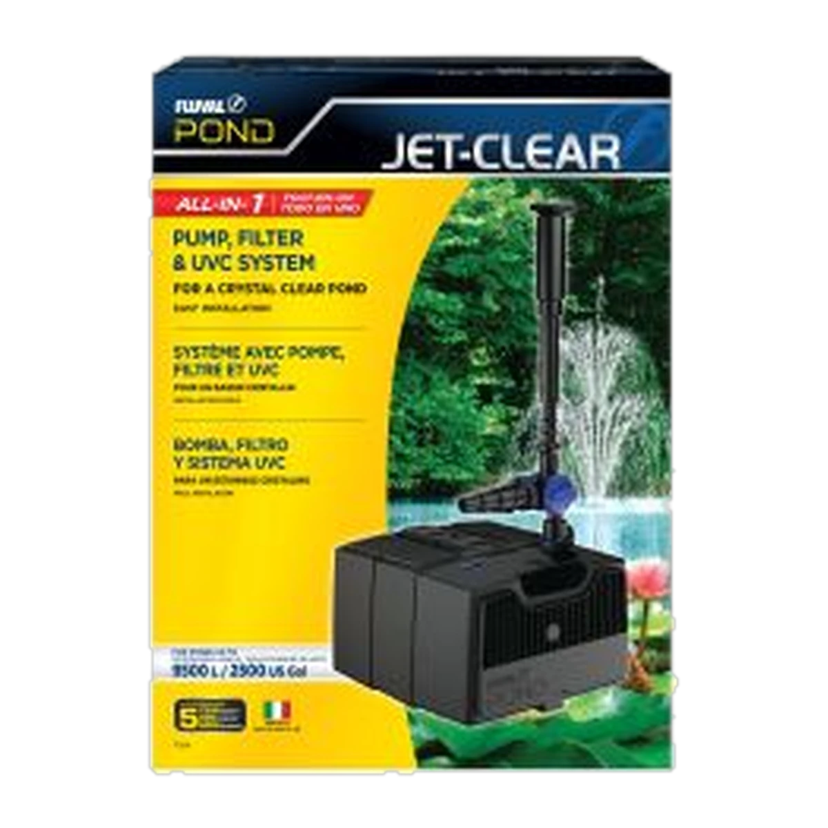 Fluval Pond Jet Flo Complete Pond Filter Unit with UV 9500