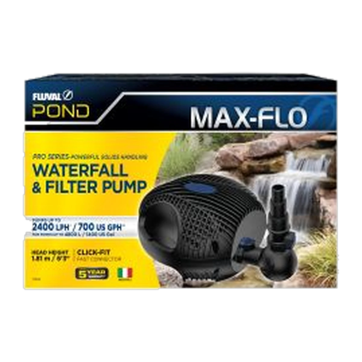 Fluval Pond Max Flo Power Pump 2400 Lift to 1.8 Mtrs