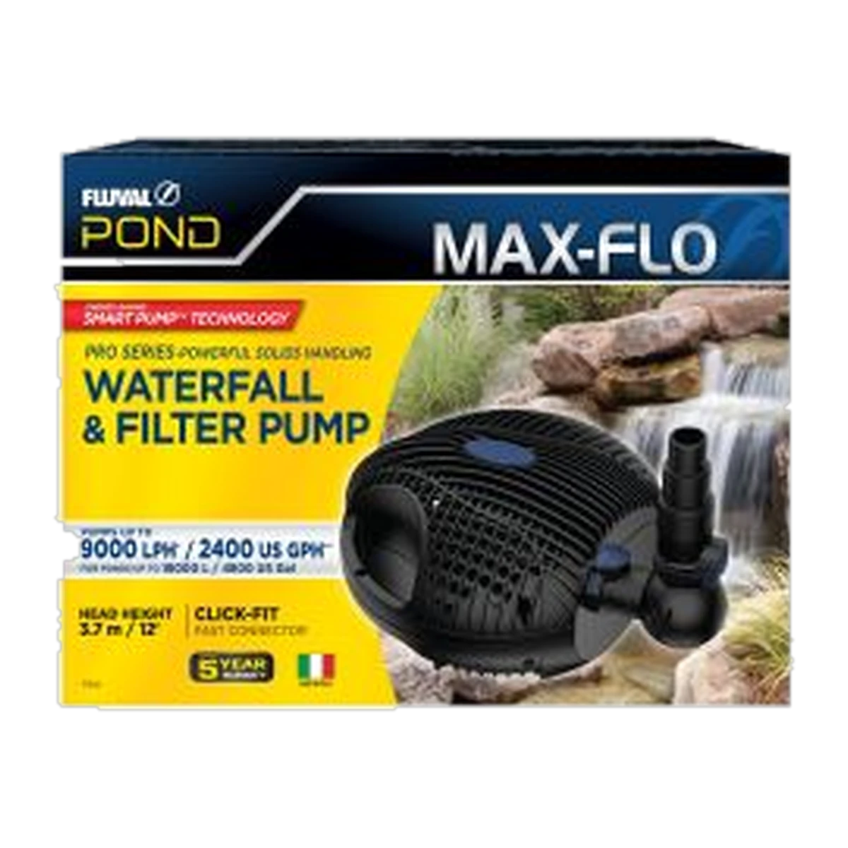 Fluval Pond Max Flo Power Pump 9000 Lift to 3.7 Mtrs