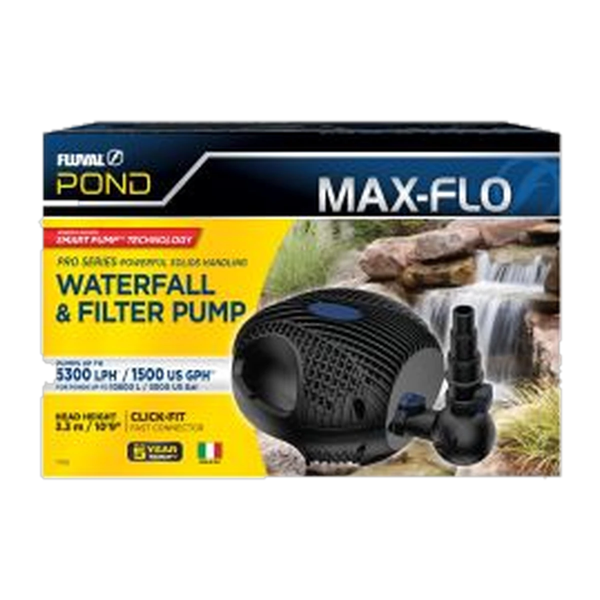Fluval Pond Max Flo Power Pump 5300 Lift to 3.3 Mtrs
