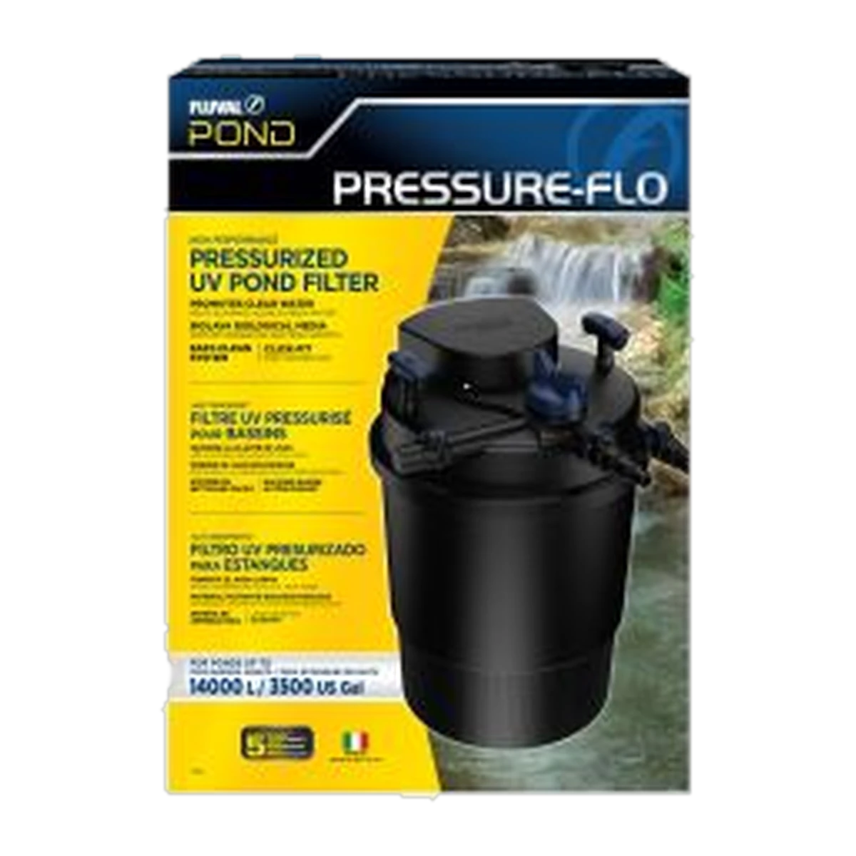 Fluval Pond Pressure Flo Pond Filter with U.V. 14000