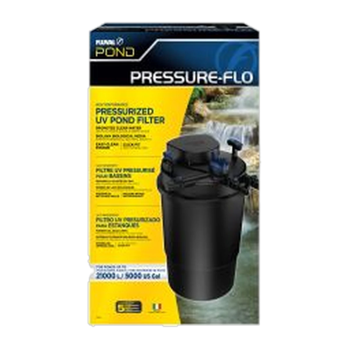 Fluval Pond Pressure Flo Pond Filter with U.V. 21000