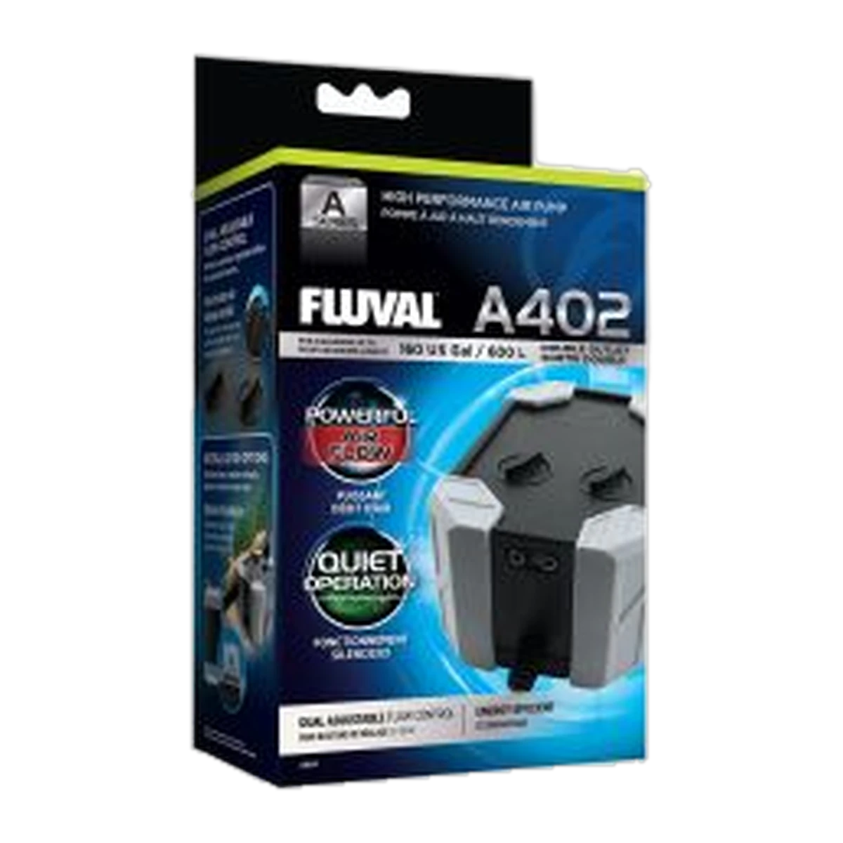 Fluval Pro Air Pump Twin Oulet A402