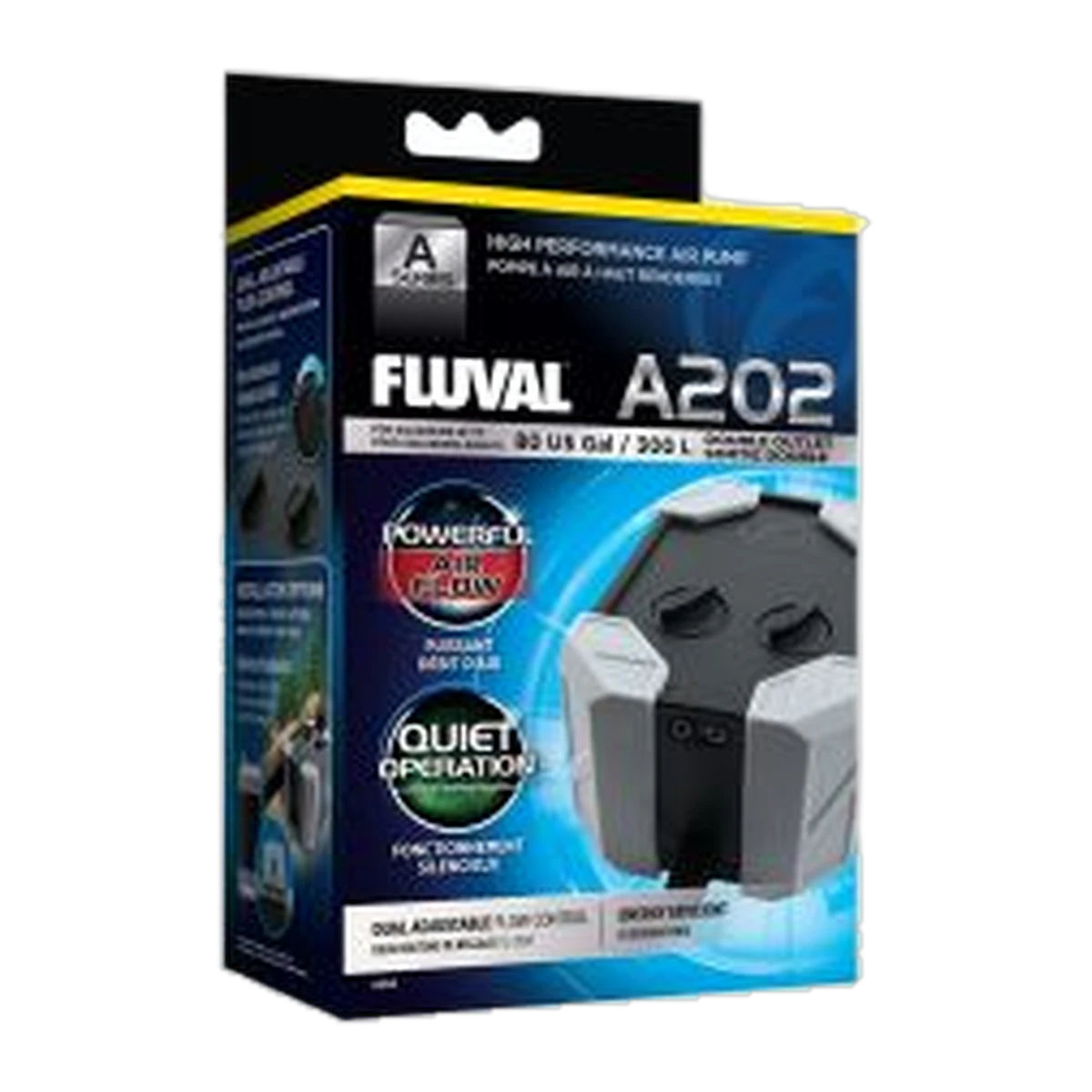Fluval Pro Air Pump Twin Oulet A202
