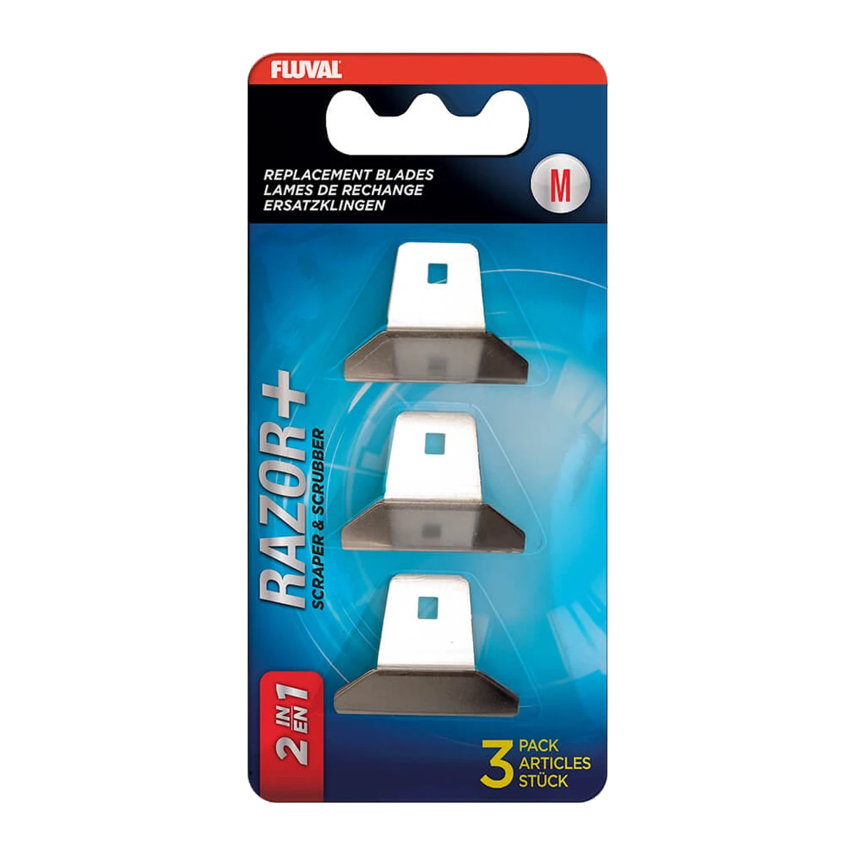 Fluval Replacement Razor (3) Magnet Medium