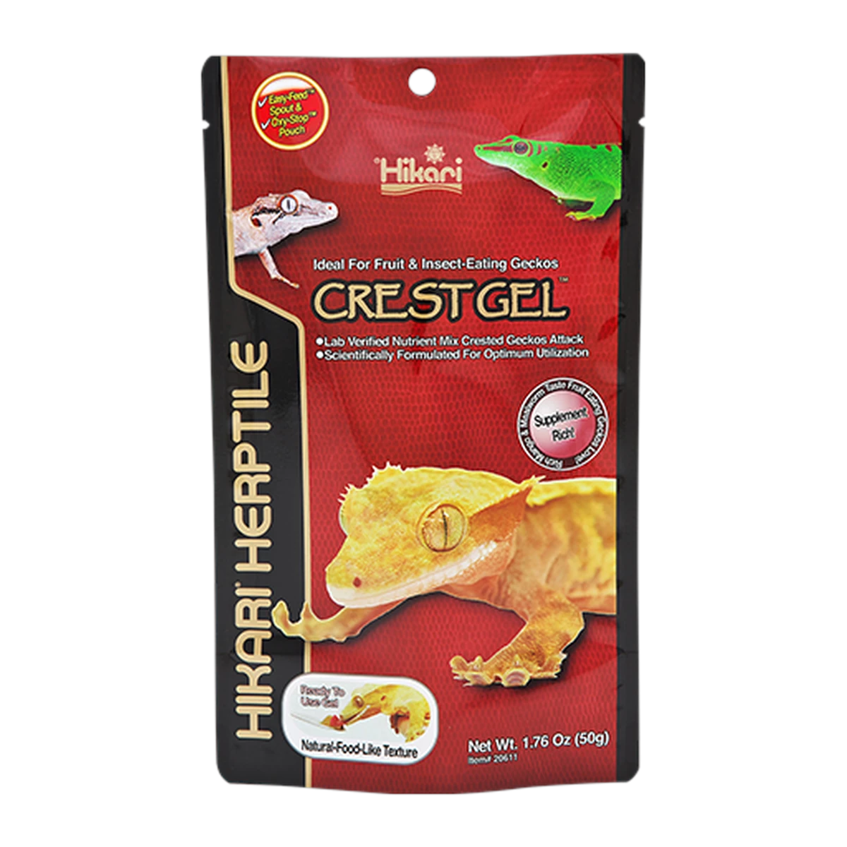 Hikari Crest Gel (Ready To Use)for fruit and insect eating geckos-50g