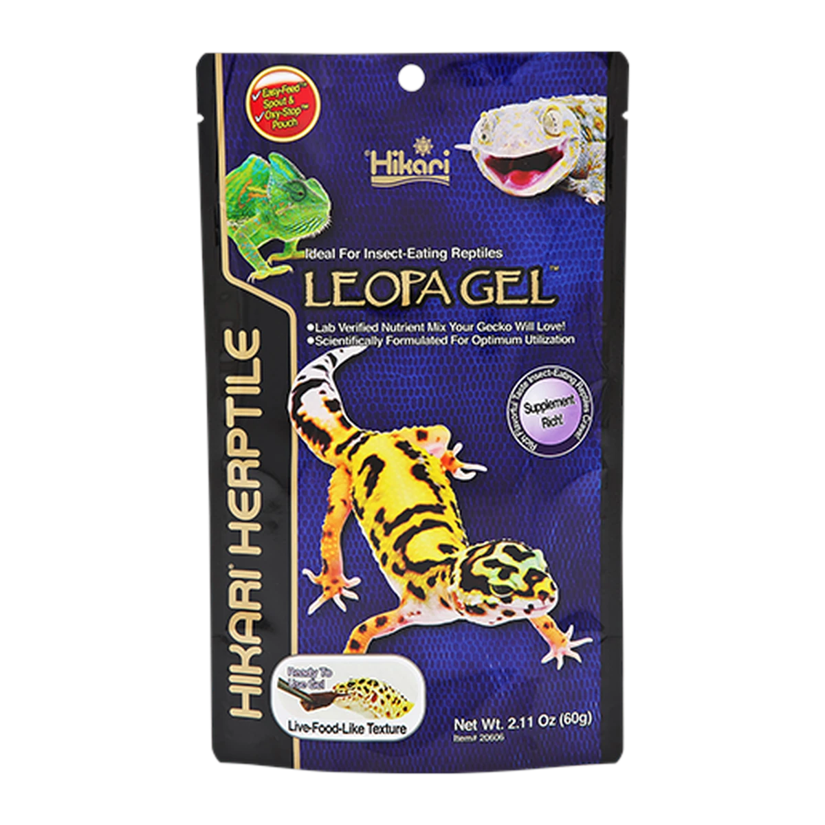 Hikari Leopa Gel (Ready To Use)for Insect eating Geckos-60g