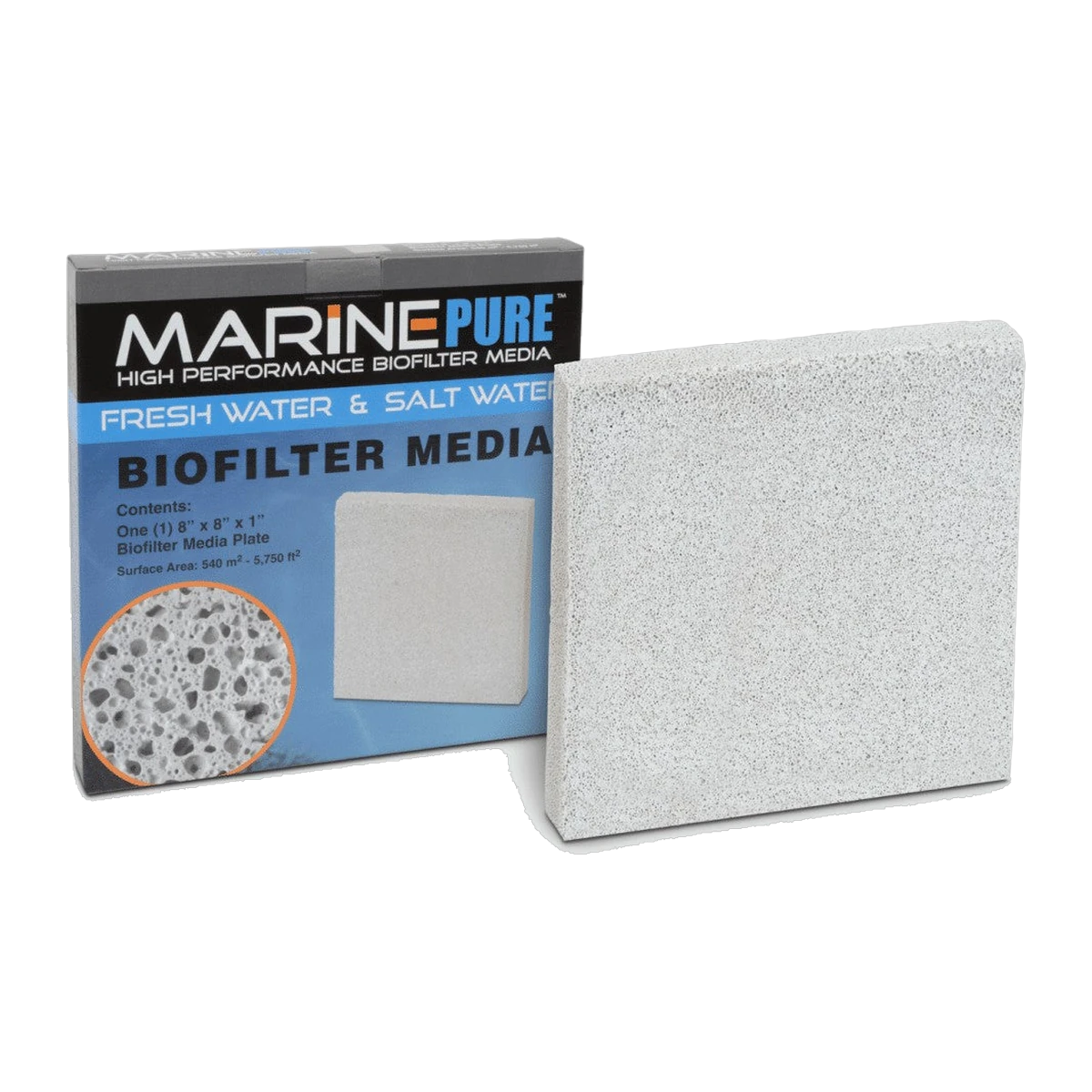 MarinePure Plate 8x8x1"
