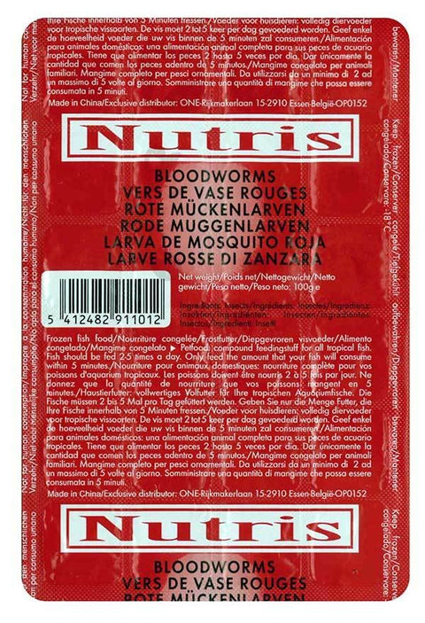 Nutris blood worms 100g