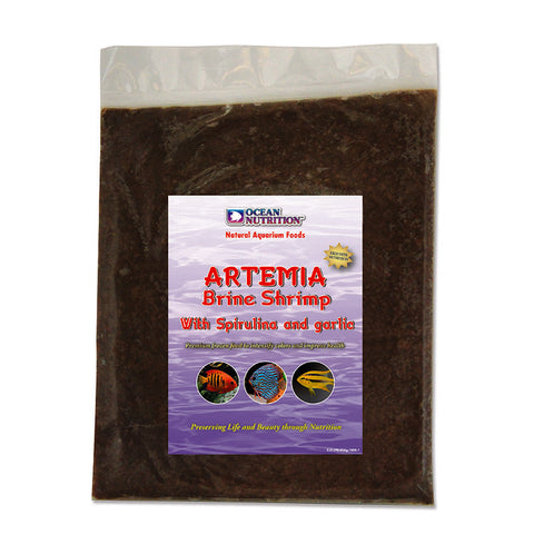 Frozen Artemia Brine Shrimp with Spirulina & Garlic 454g