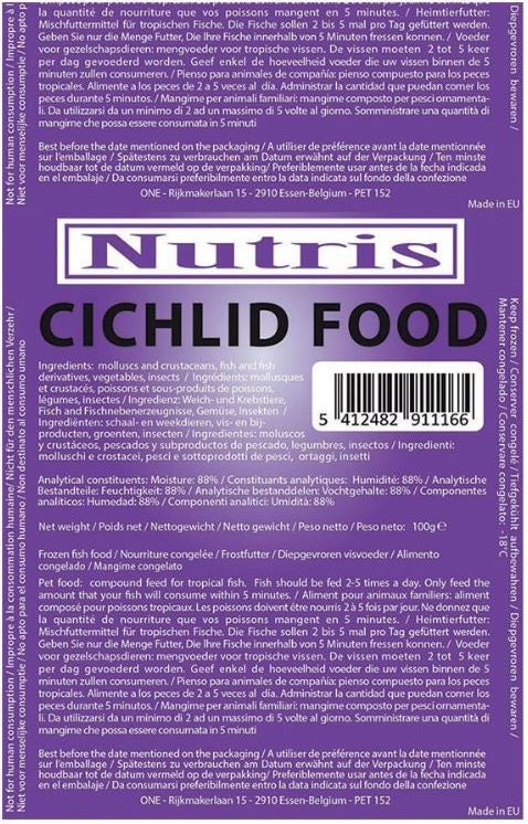 Nutris Cichlid Food 100g