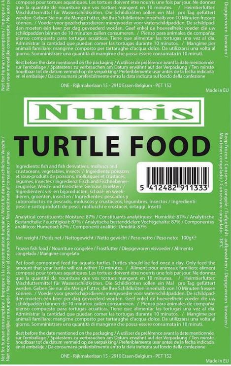 Nutris Turtle Food 100g