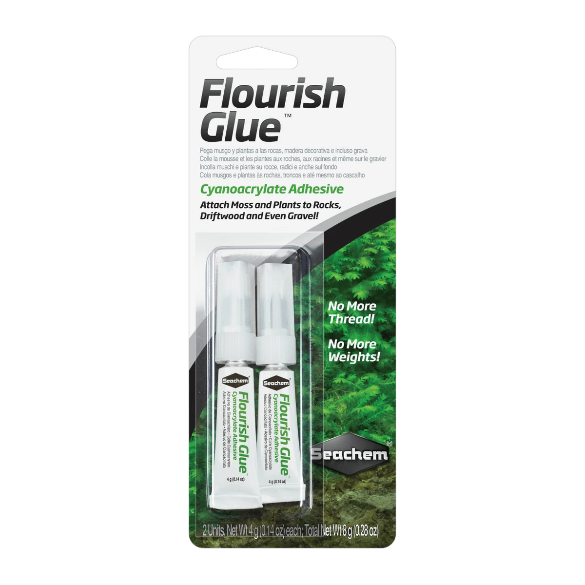 Seachem Flourish Glue 8g (2 x 4g Tubes)