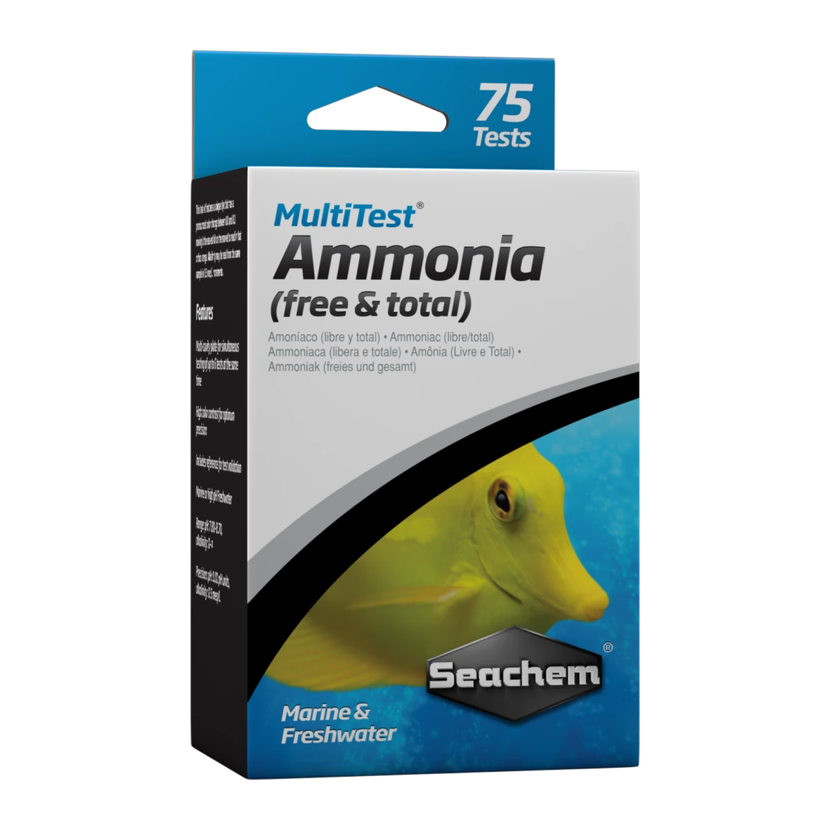 Seachem MultiTest: Ammonia 75 Tests