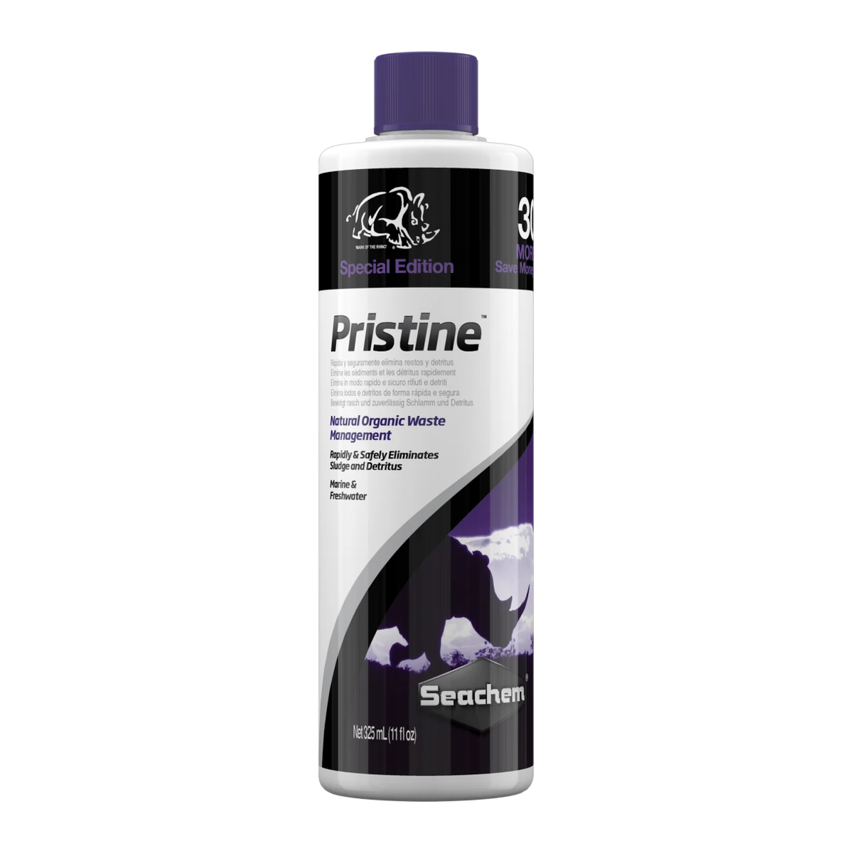 Seachem Pristine Bonus Rhino +30% BONUS 325 mL