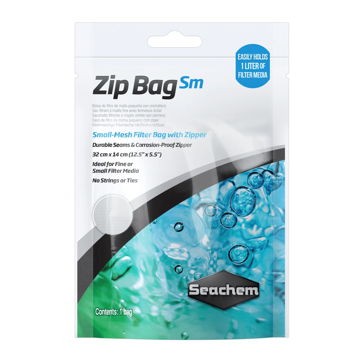 Seachem Zip Bag - Small (12.5" x 5.5")