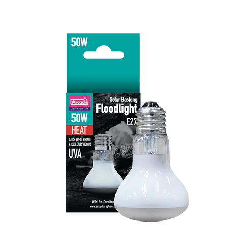 Arcadia Solar Basking Floodlight E27 50W