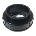 Union Half 2" (No thread, with O-Ring and Union Ring) Black