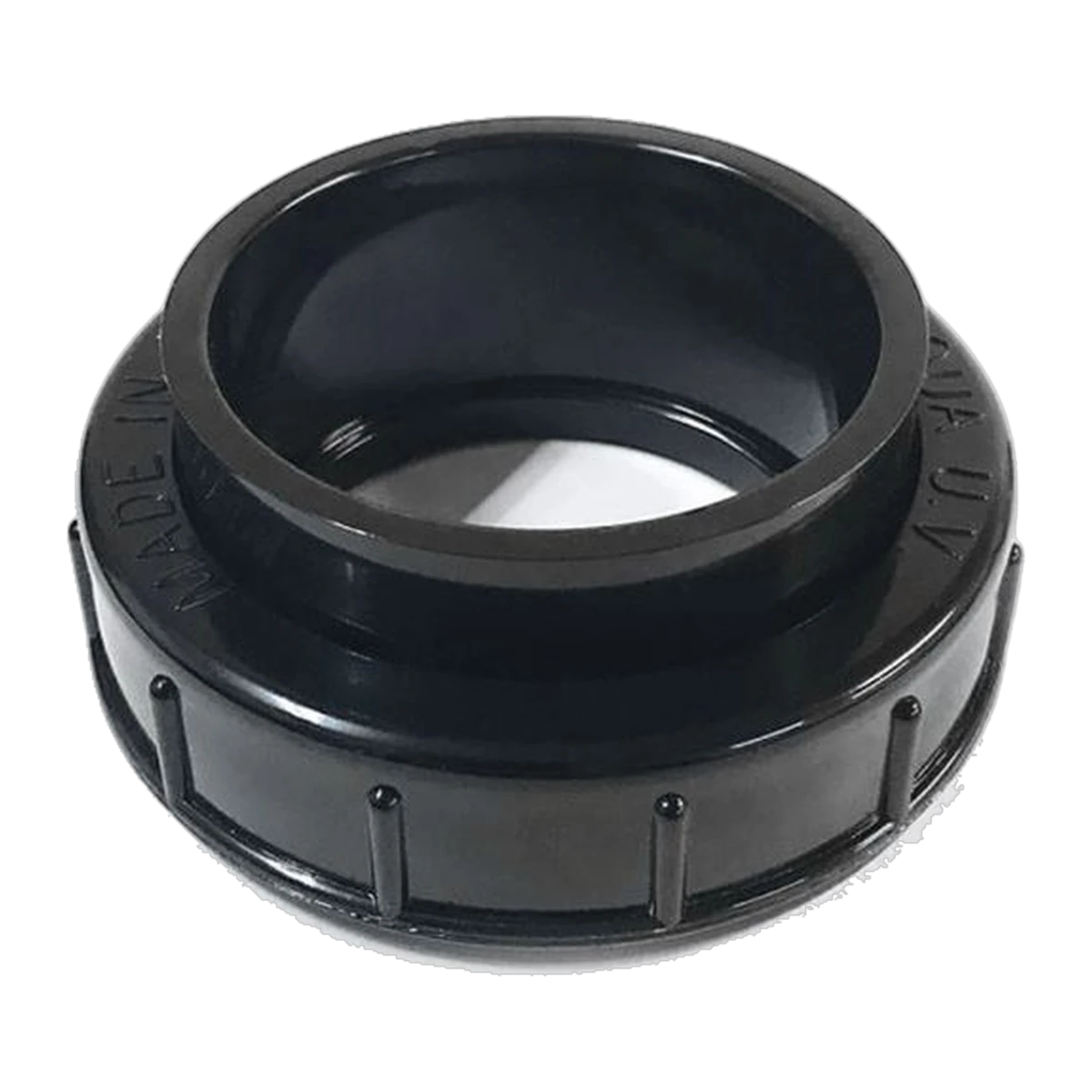 Union Half 2" (No thread, with O-Ring and Union Ring) Black