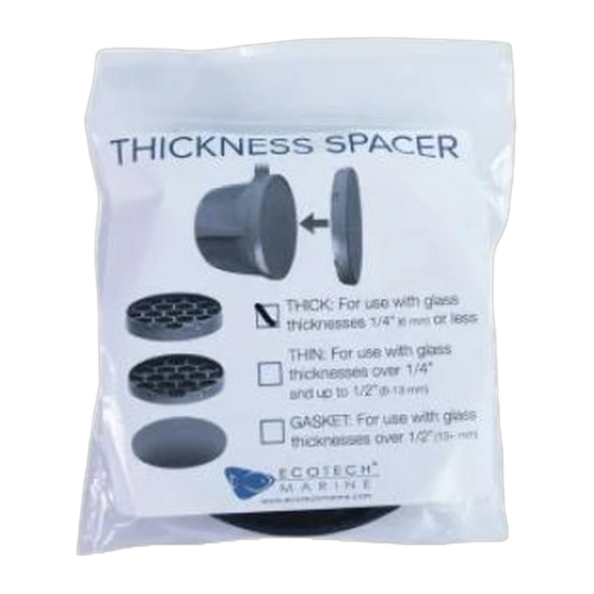 Vortech MP40 Thick Spacer (Under 6mm Glass)