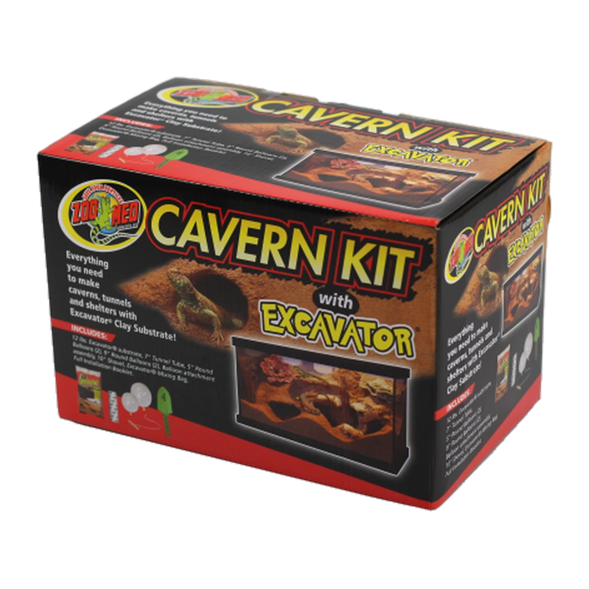 Zoo Med Box Cavern Kit with Excavator 12lb