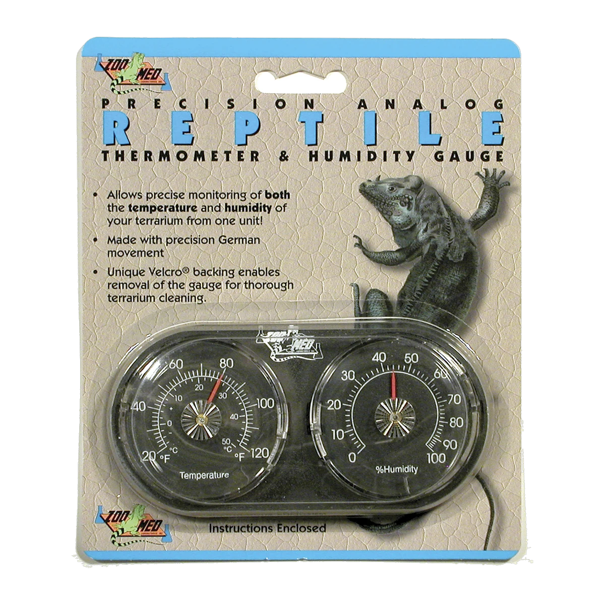 Zoo Med Dual Thermometer/Humidity Gauge
