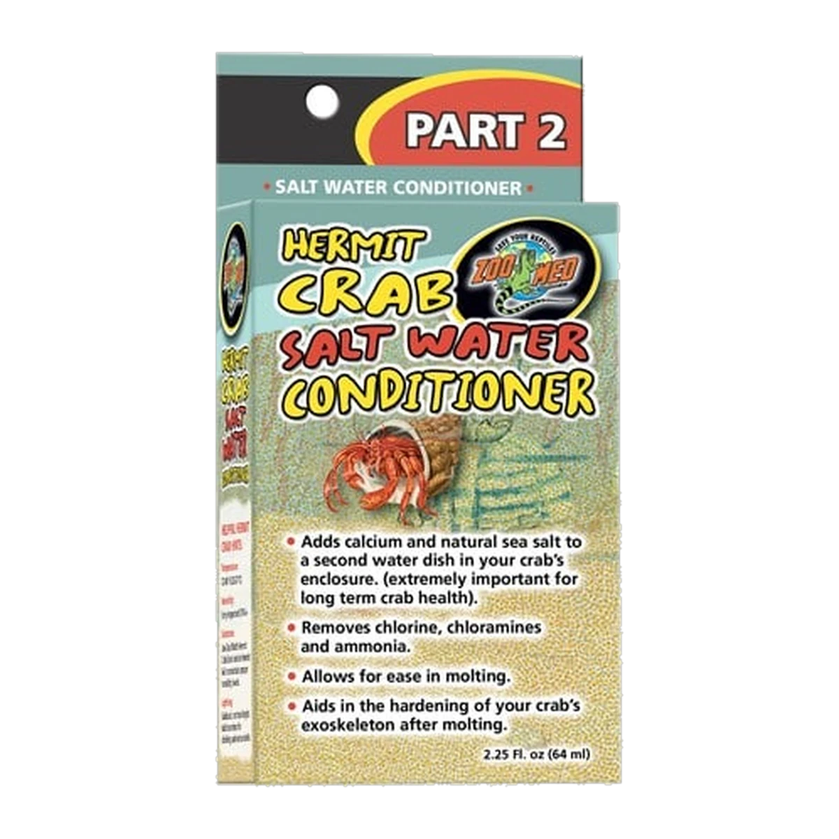 Zoo Med Hermit Crab Salt Water Conditioner