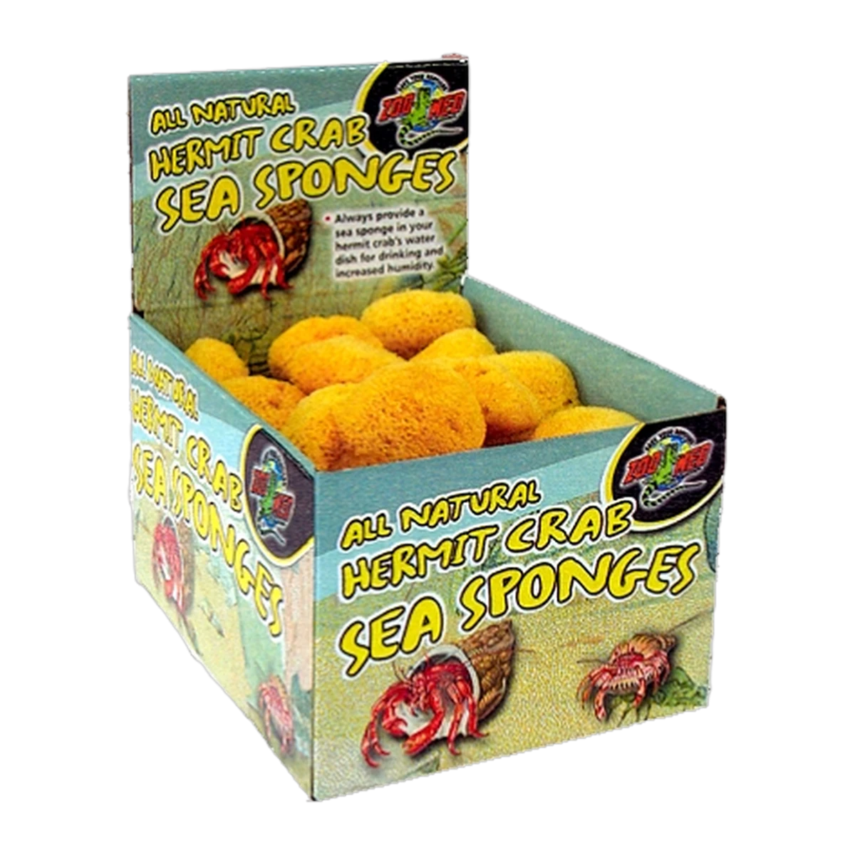 Zoo Med Hermit Crab Sea Sponges 36 Counter Display