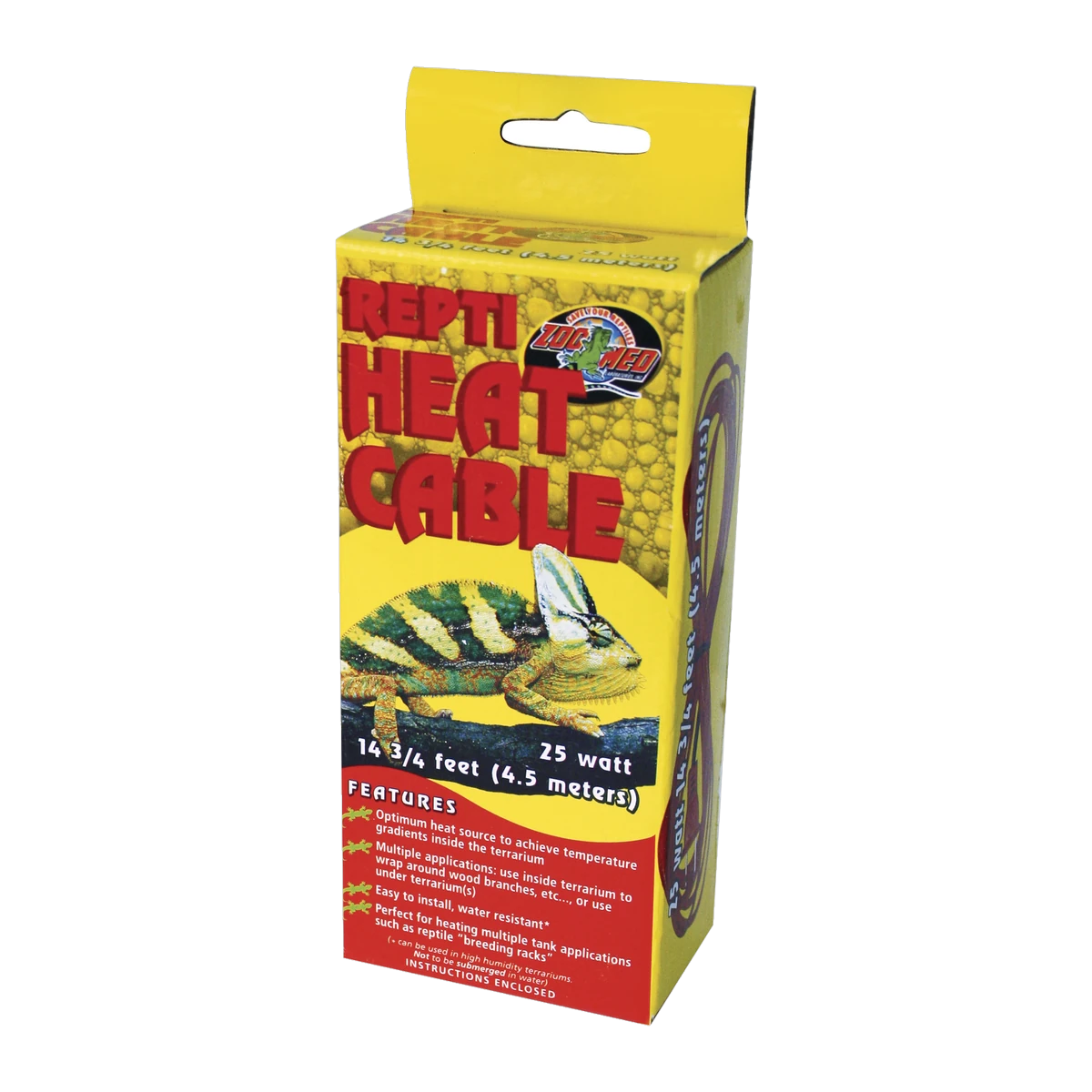 Zoo Med Repti Heat Cable 25w 4.5m