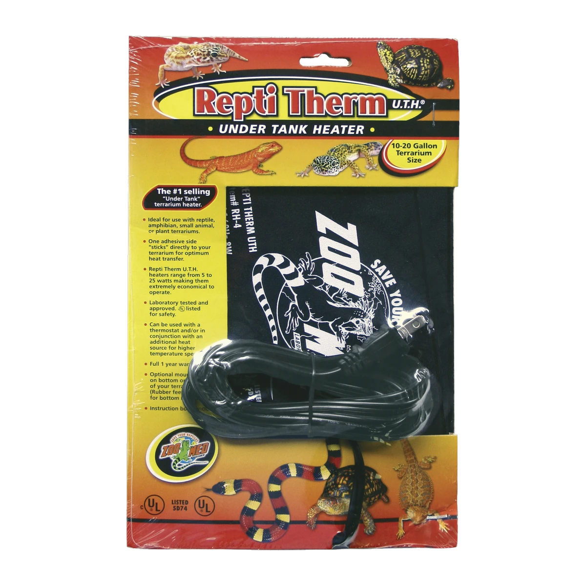 Zoo Med Repti Therm U.T.H. 8" x 6" 8w
