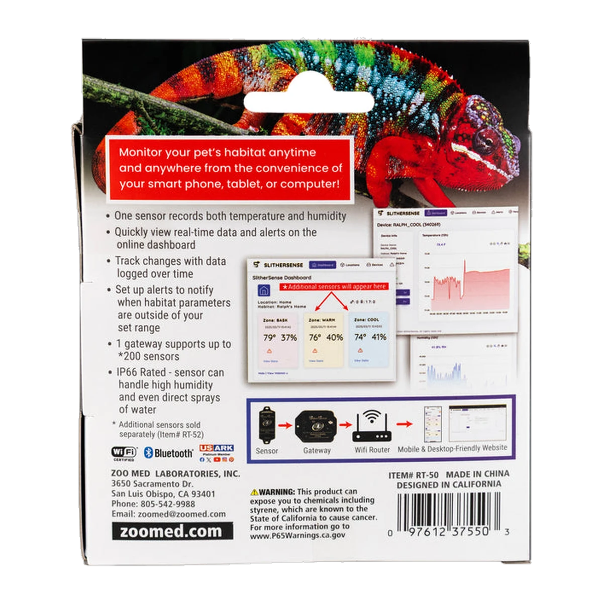 Zoo Med Slither Sense Gateway and Sensor