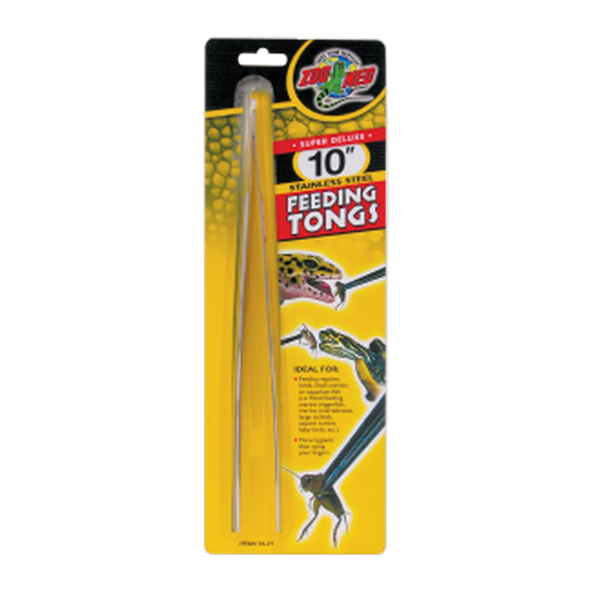 Zoo Med Stainless Steel Feeding Tongs 10"