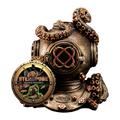 Zoo Med Steampunk Ornament Helmet Octopus 8.5cm