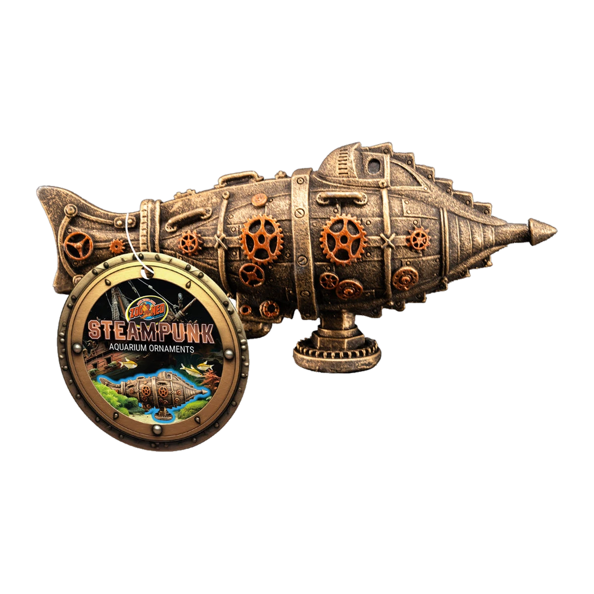 Zoo Med Steampunk Ornament Submarine 15cm