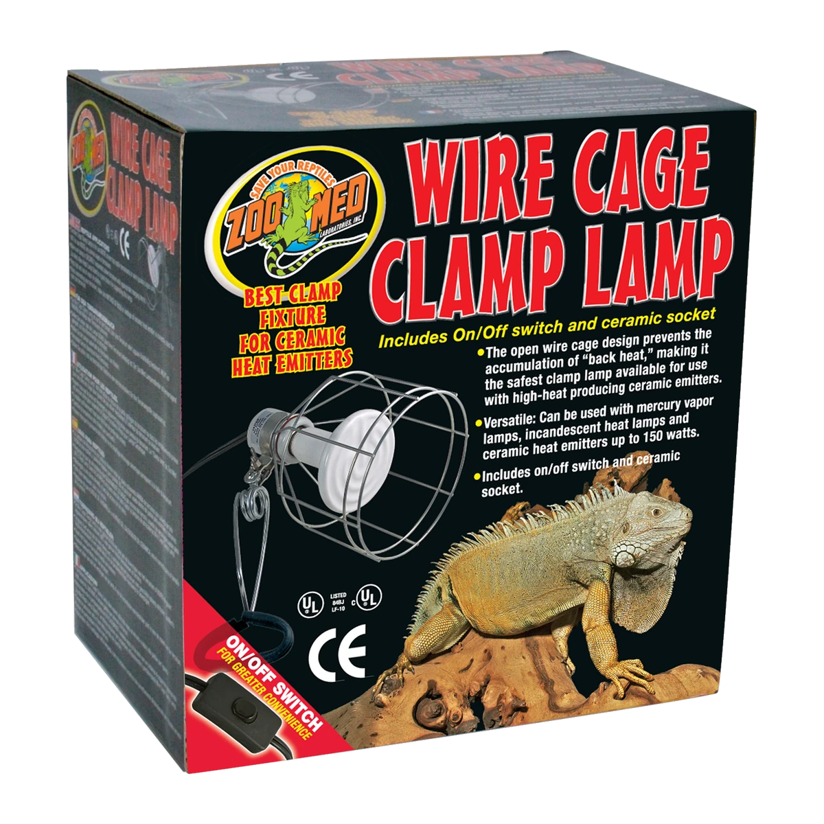 Zoo Med Wire Cage Clamp Lamp